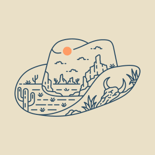 Cowboy Hat Desert Canyon T-Shirt