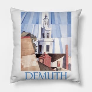 The Tower by Charles Demuth Pillow