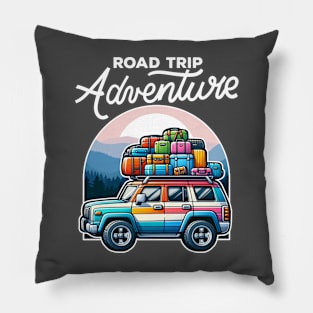 Road Trip Adventure Pillow