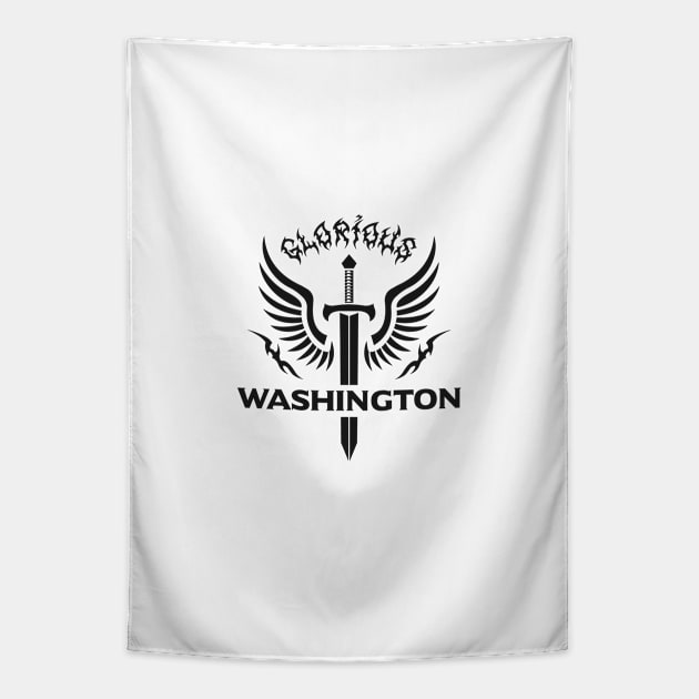 Glorious Washington Tapestry by VecTikSam