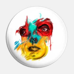 MAD FACE Pin