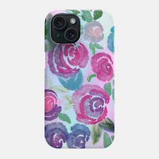 flowers rainbow Phone Case