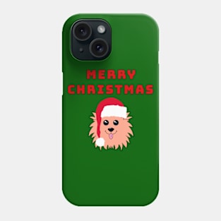 Merry Christmas with Pom Phone Case