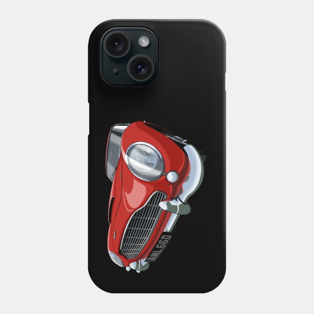 1966 Aston Martin DB5 in red Phone Case by candcretro