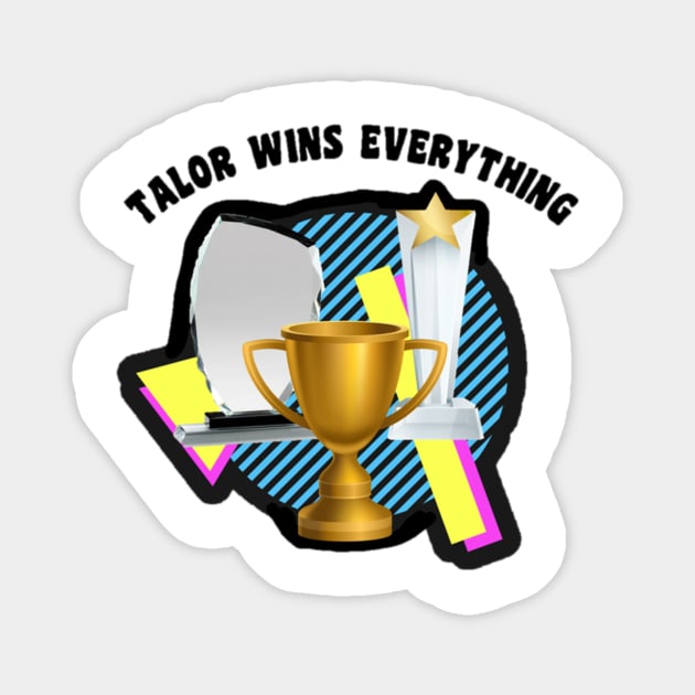 Talor Wins Everything Magnet by Aussie NFL Fantasy Show