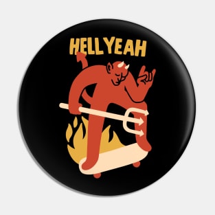 HELL YEAH Pin