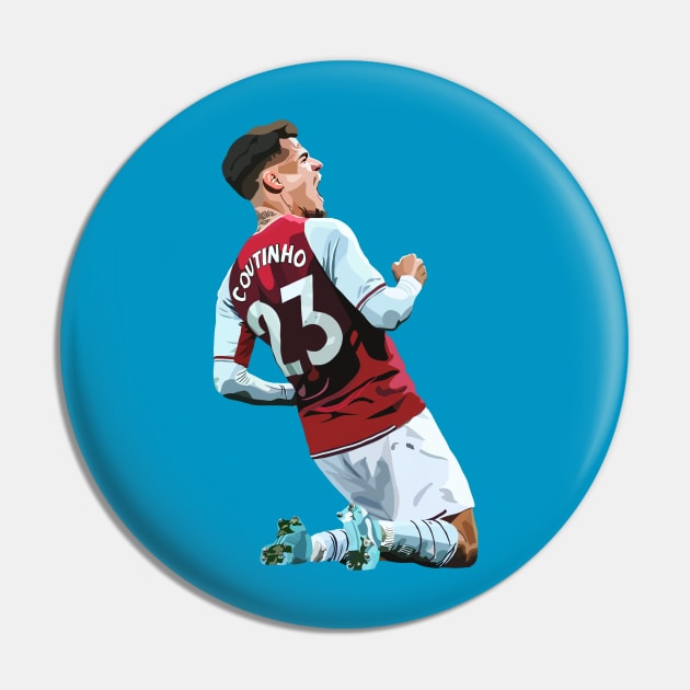 Philippe Coutinho Pin by Webbed Toe Design's