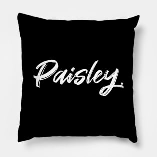 Name Paisley Pillow