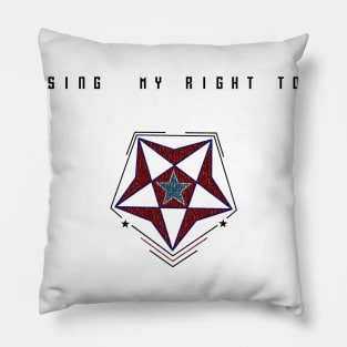 THE RIGHT TO REBEL Pillow