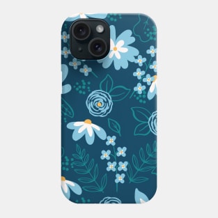Floral Pattern - Handdrawn flowers Phone Case
