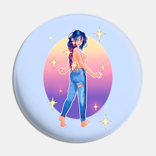 Star Girl Pin