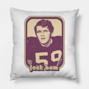 Jack Ham // Retro Style Football Fan Gift Design Pillow