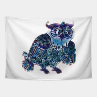 Blue owl Tapestry