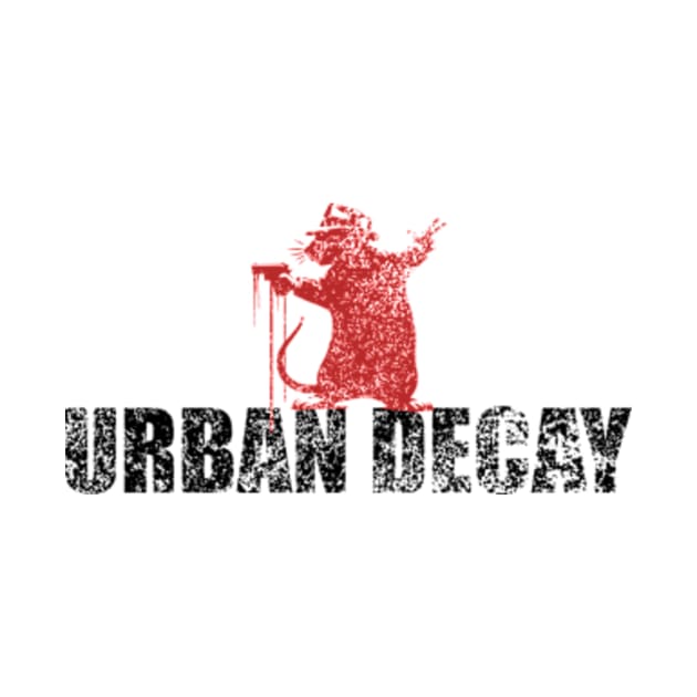 Grunge Urban Decay Contemporary Gangster Rat Design by Gallery XXII