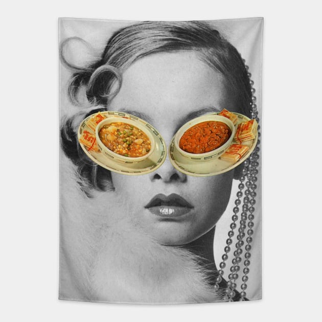 Hungry eyes Tapestry by Vertigo Artography