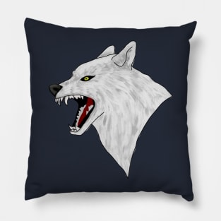 White wolf/Werewolf Pillow