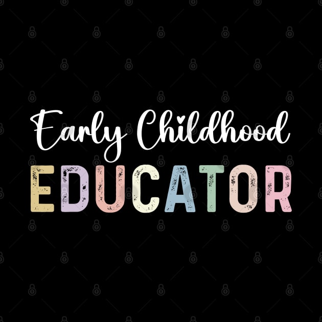 Funny Special Education Vintage Early Childhood Educator by Printopedy