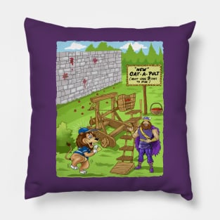 Minnesota Vikings Fans - Kings of the North vs Curious Kitties Pillow