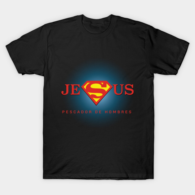 jesus and superheroes t shirt