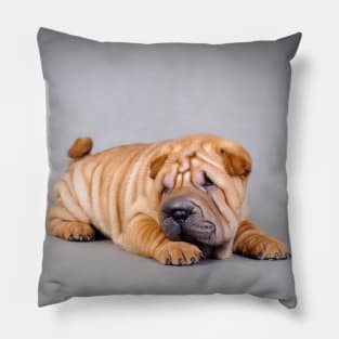 Shar pei puppy Pillow