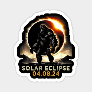 Bigfoot Total Solar Eclipse 4.08.2024 Magnet