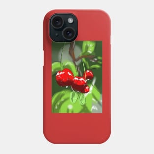 Juicy Sweet Cherries Fruit Phone Case