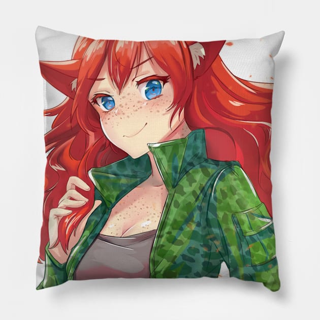 Military Ada Pillow by ReplayComic
