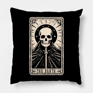 The Death Tarot Card Pillow