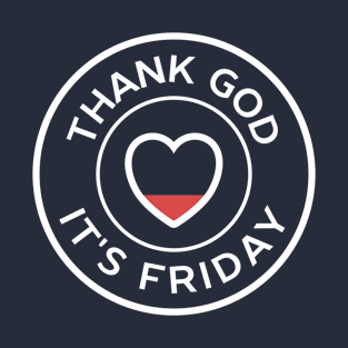 Minimal thank god it’s friday T-Shirt