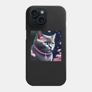 British Shorthair Loves Pink Phone Case