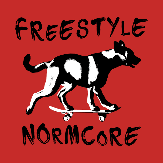 Skating dog Freestyle Normcore by ZodaZoup