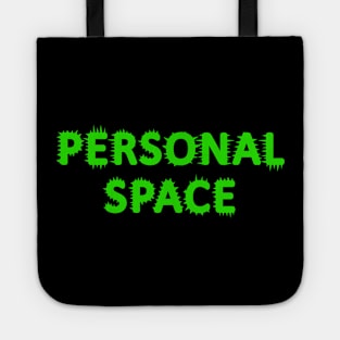 Personal Space spikes design Tote