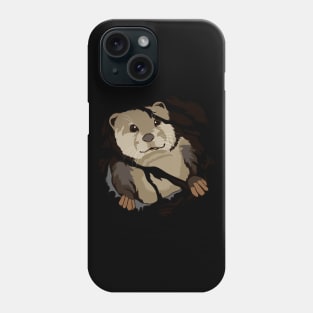 Sea Otter Torn Clothes Ripped Ragged Hammy Phone Case