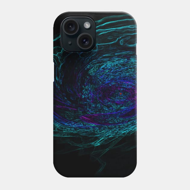 Black Panther Art - Glowing Edges 297 Phone Case by The Black Panther