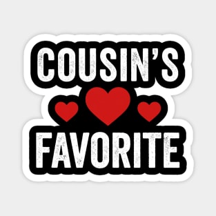 Cousin's Favorite Family Love Magnet