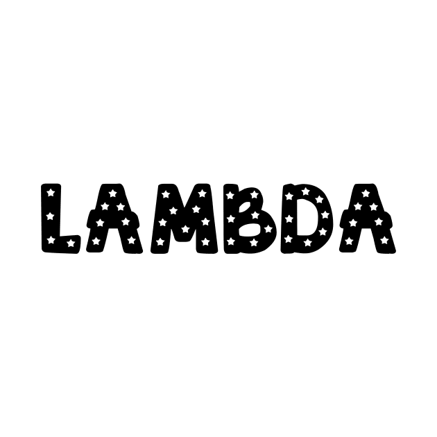 Lambda Star Letters by Rosemogo