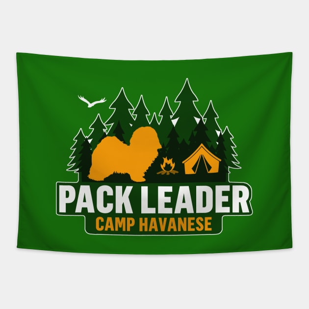 Camp Havanese Pack Leader Tapestry by Rumble Dog Tees