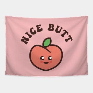 Nice Butt Peach Kawaii Japanese Cute Funny Tapestry