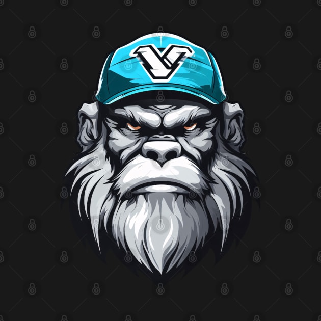 Serious Grandpa Yeti Bigfoot Sasquatch by designs4days