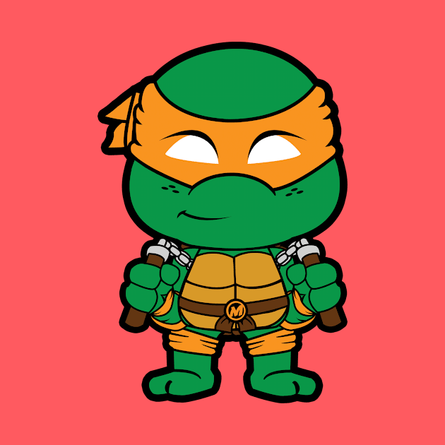 Michaelangelo Chibi by liora natalia