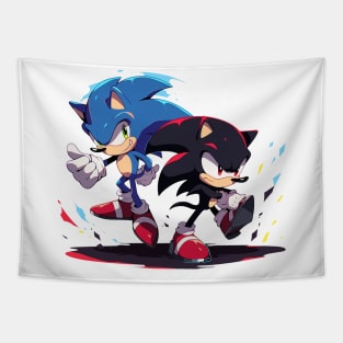 sonic and shadow Tapestry