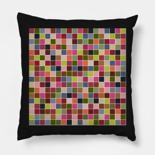 Mosaic Stained Glass Tile Pillow