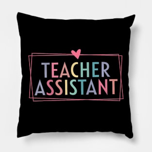 Teacher Assistant Aide Paraprofessional Educator Pillow