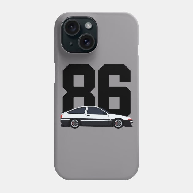 Toyota AE86 - Side86 Phone Case by wearapex