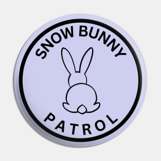 Snow Bunny Patrol Pin