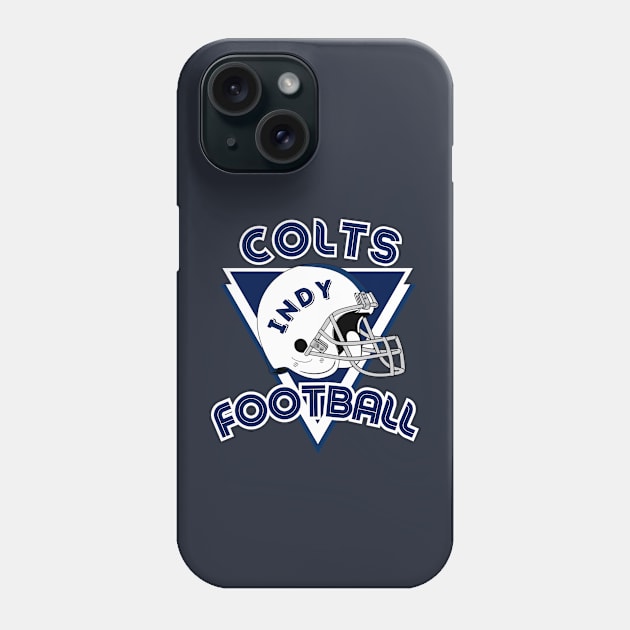 Indianapolis Colts Vintage Style Phone Case by Borcelle Vintage Apparel 