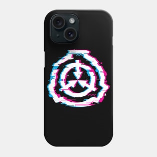 SCP Logo Insignia Glitch Phone Case