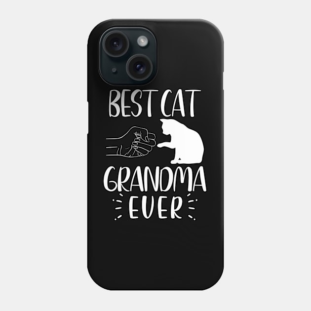 Best Cat Grandma Ever Funny Grandma Cat Lover Phone Case by creativeKh