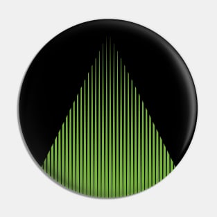 Black and Green Triangle Pin