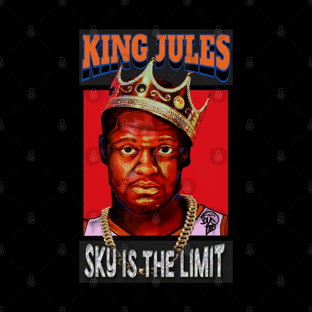 King Jules Julius Randle rap tee biggie by DVS3D